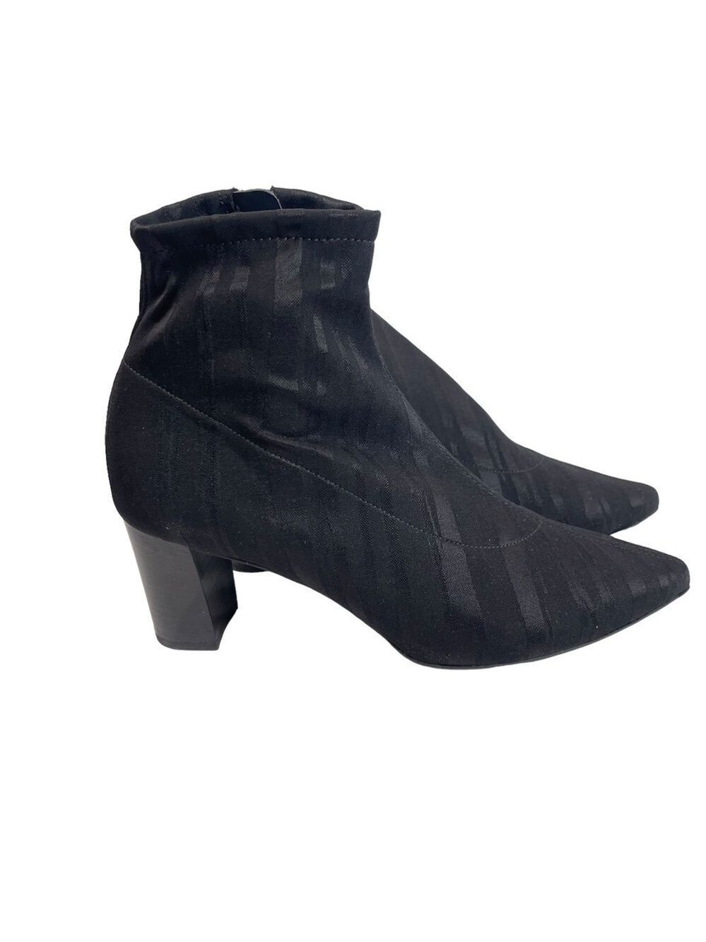 Peter Kaiser Womens  MARION-A Heeled Booties Size 7.5 Textile Stretch Glam Chic